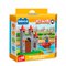 Blocos De Montar Castelo Medieval Com 17 Adesivos E 40 Peças