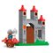 Blocos De Montar Castelo Medieval Com 17 Adesivos E 40 Peças