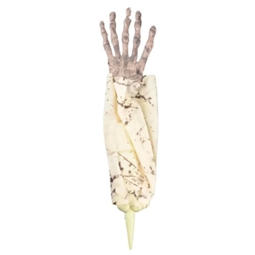 Mão De Esqueleto Com Tecido Enfeite De Halloween