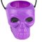 Balde Roxo De Halloween Mini Caveira 7,5cm Com Alça