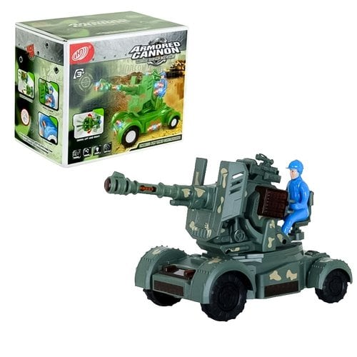 Carrinho Bate E Volta Tanque De Guerra Militar Com Luz E Som