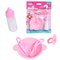 Kit Papinha Com Acessórios Para Bonecas Com Mamadeira Glam Girls