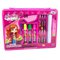 Estojo Kit Escolar De Pintura Glamgirls 33 Peças Com Canetinhas