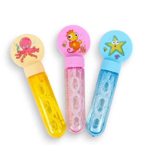 Bolha De Sabão Animais Marinhos 14 Cm Colorido Infantil 3 Unidades