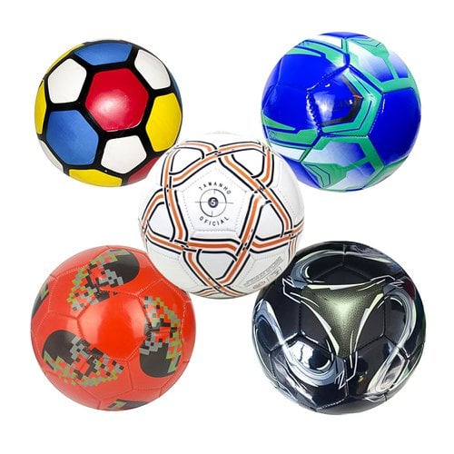 Bola De Futebol Social Modelo Nº5 Colorido Em PVC