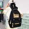 Mochila Feminina Universitária Estilo Coreana 2 Divisórias