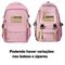 Mochila Feminina Universitária Estilo Coreana 2 Divisórias
