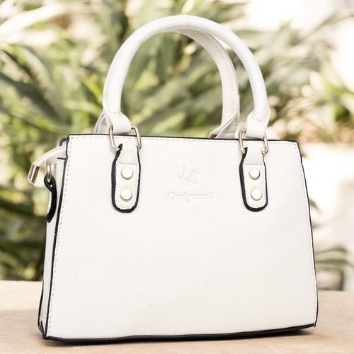 Bolsa Feminina Média Social De Mão 2 Divisórias