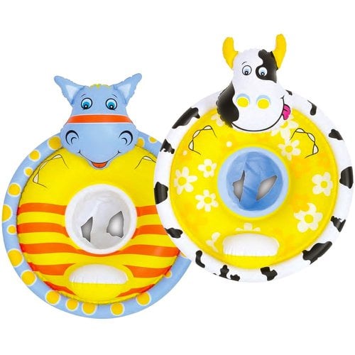 Boia Inflável Animais Com Assento Fralda 80 x 68cm