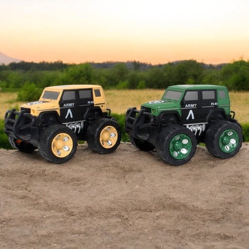 Carrinho Jeep À Fricção Monster Truck 4x4 Possantes