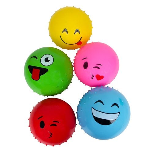 Bola De PVC Infantil Colorida Divertida Emoticons 20cm
