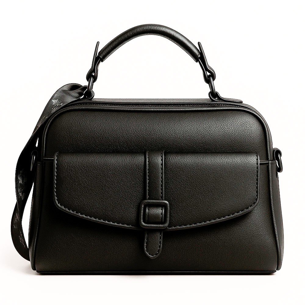 Bolsa Feminina Média Transversal Estruturada 3 Divisórias