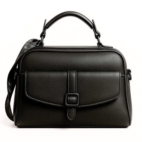 Bolsa Feminina Média Transversal Estruturada 3 Divisórias