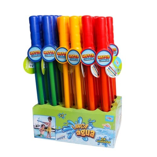 Display 24 Unidades Brinquedo Lança Água Water Gun Infantil