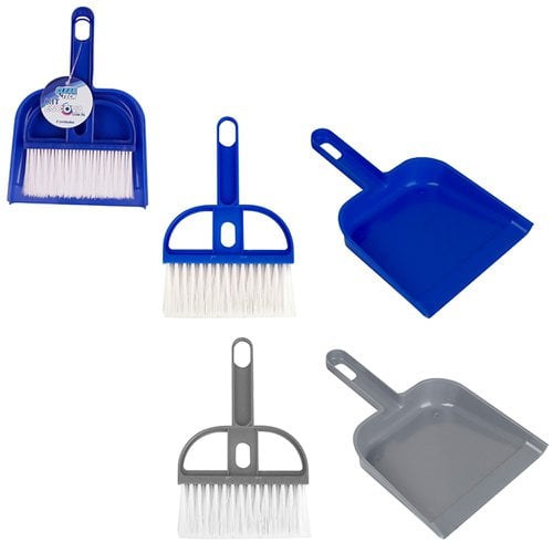 Conjunto De Limpeza Mini Escova Com Pá Clean Multiuso
