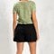Blusa Feminina Verde Estampada Abstrato Sensorial Em Malha
