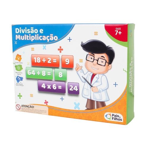Jogo Educacional Divisão E Multiplicação Infantil