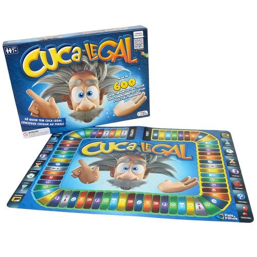 Jogo De Tabuleiro Cuca Legal Com Mais De 600 Super Perguntas