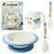 Kit Alimentação Infantil Prato Com Ventosa Talheres E Caneca