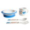 Kit Alimentação Infantil Prato Com Ventosa Talheres E Caneca