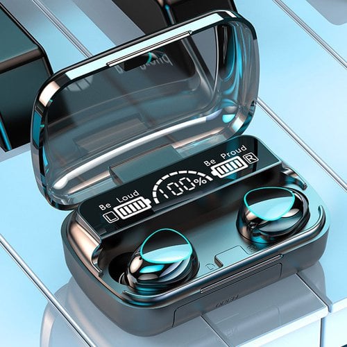 Kit 10 Fones De Ouvido Bluetooth M10 TWS Com Tela De LED Sem Fio
