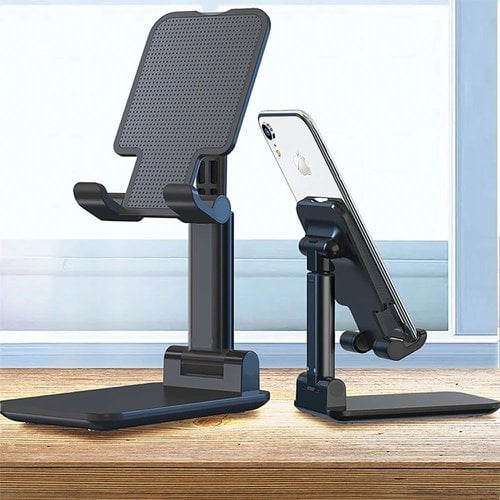Kit Com 10 Suportes Para Celular E Tablet Dobrável Ajustável