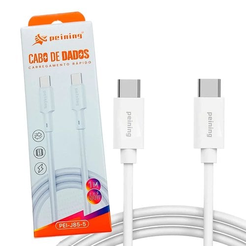 Kit 10 Cabos De Dados USB Tipo C Carregamento Rápido