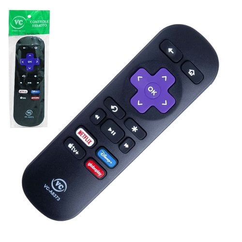 Controle Remoto Compatível Com Receptor Roku 14 x 4cm