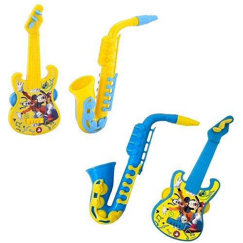 Kit 2 Mini Instrumentos Musicais Infantil Mickey