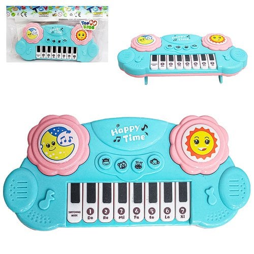 Teclado Piano Musical Infantil A Pilha Happy Time