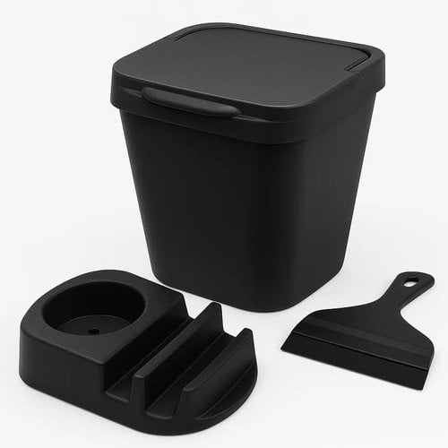 Kit Pia Em Plástico Com Lixeira 4,8L 3 Peças