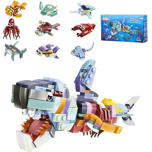 Inblox Blocos De Montar Animais Marinhos Reino Das Ondas