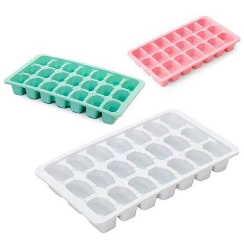 Forma Para Gelo 26cm De Plástico Colorido