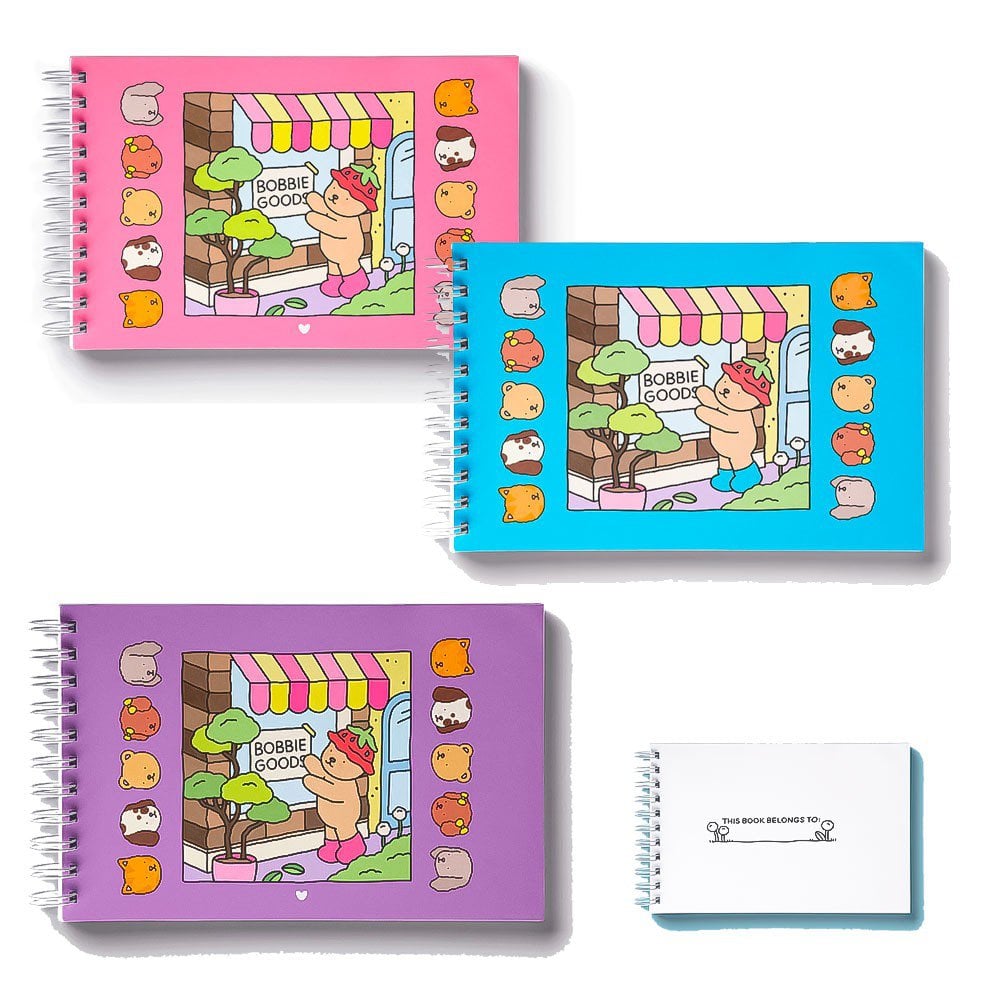Bobbie Goods Livro De Colorir Encadernado Capa Brilhante 45págs