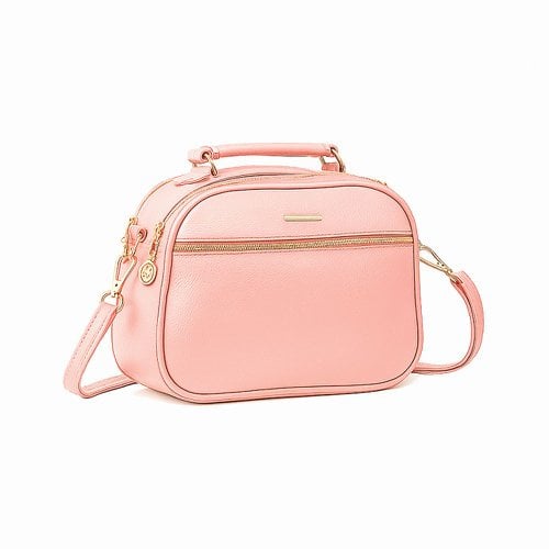 Bolsa Transversal Média Três Bolsos Com Alça Removível