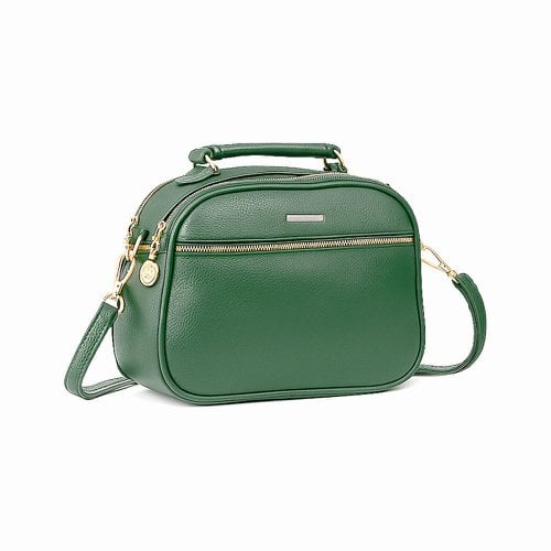 Bolsa Transversal Média Três Bolsos Com Alça Removível