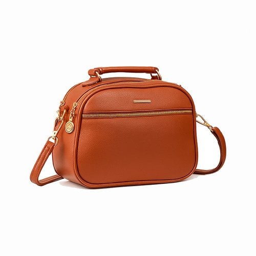Bolsa Transversal Média Três Bolsos Com Alça Removível