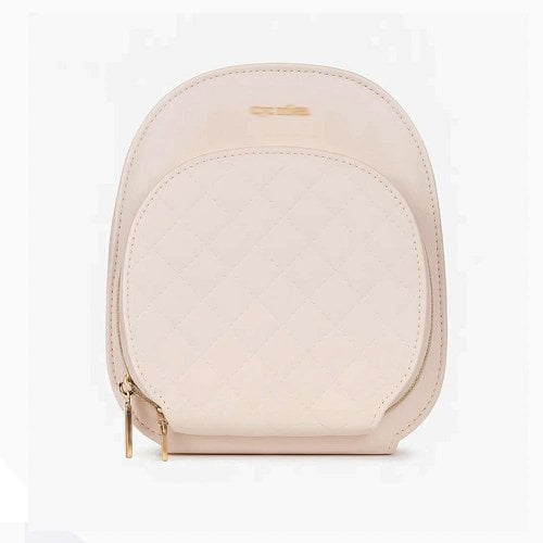Bolsa Transversal Feminina Oval Com 3 Bolsos Com Alça Removível
