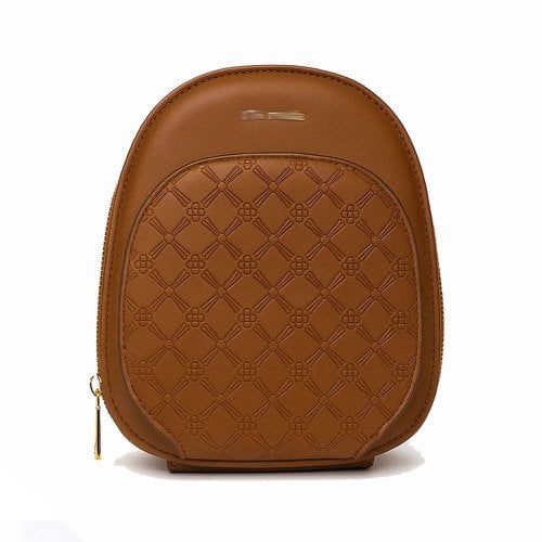 Bolsa Transversal Feminina Oval Com 3 Bolsos Com Alça Removível