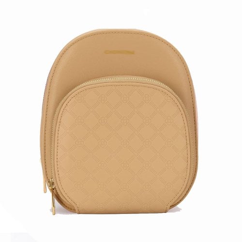 Bolsa Transversal Feminina Oval Com 3 Bolsos Com Alça Removível