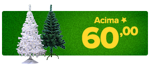 Decorações de Natal acima de R$ 60,00