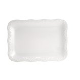 Travessa Retangular Porcelana Durable Porcelain Alto Relevo 33x23x3cm 18140 Wolff