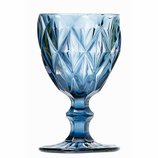 Taça para Água Diamant 320ml Vidro Azul 453 Classhome