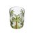 Jogo Copos Baixo Cristal 6 Peças Palm Tree Handpaint 340ml 27773 Wolff
