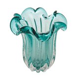 Vaso de Vidro Flat Italy Tiffany 18x21cm 29014 Wolff