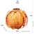 Esfera de Vidro Italy Âmbar e Dourado 12cm x 10cm 29026 Wolff