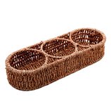 Porta Condimentos e Temperos de Sisal 36cm x 13cm x 7cm 61594 Wolff