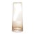 Vaso de Vidro com Borda Dourada Âmbar Liz 9cm x 9cm x 22cm 29250 Wolff