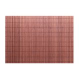 Lugar Americano De Bambu Esteira Marrom 30x45cm 2808 Lyor