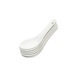 Jog 6 Colheres para Finger Food de Porcelana Branca 12cm x 13cm x 4,5cm 5787 Lyor